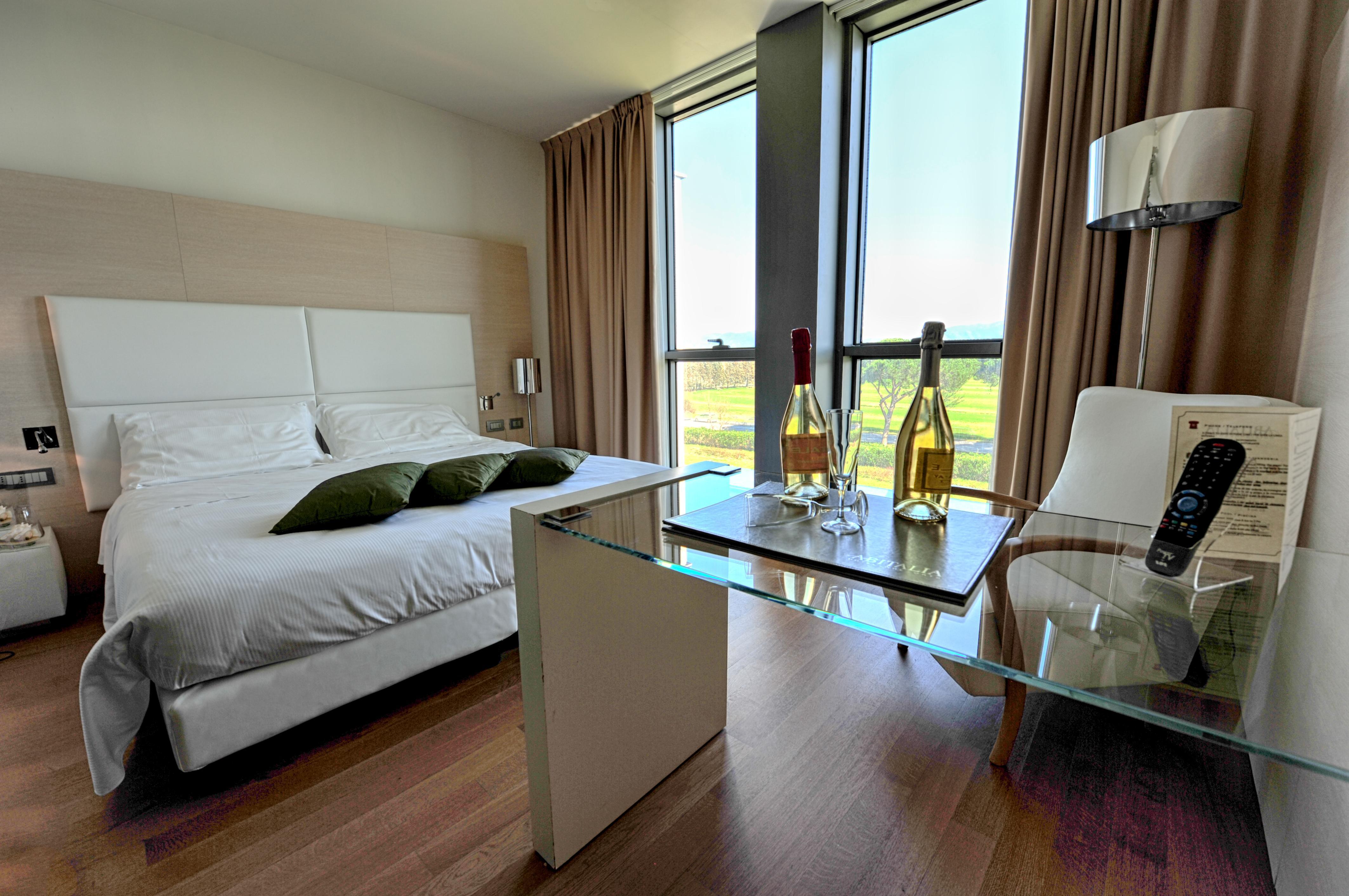 Отель Pisa Tower Plaza Экстерьер фото A room at the hotel